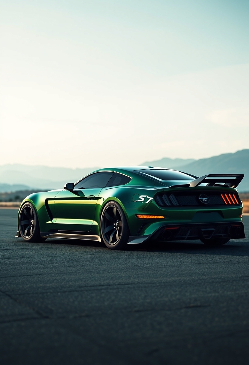 Inside, the futuristic Mustang designs feature luxurious materials and ergonomic layouts, focused on providing comfort while maintaining a sporty ambiance