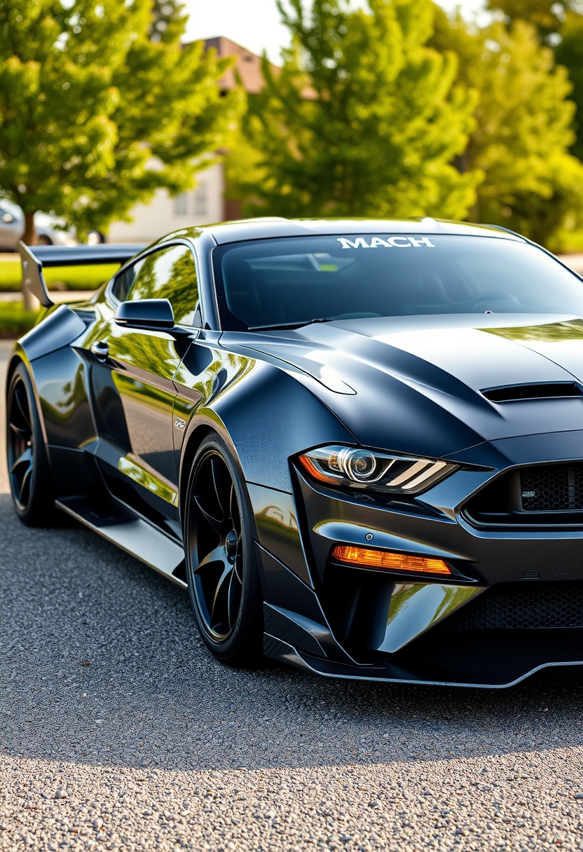 Several custom designs explore the potential for all-wheel-drive systems, enhancing traction and stability without compromising the Mustang's sporty essence